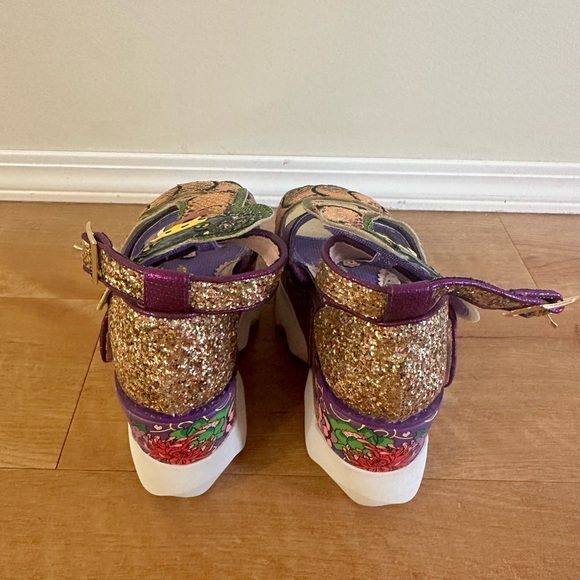 Irregular Choice Sparkly Snake Platform Sandals Size 36 - Picture 3 of 4